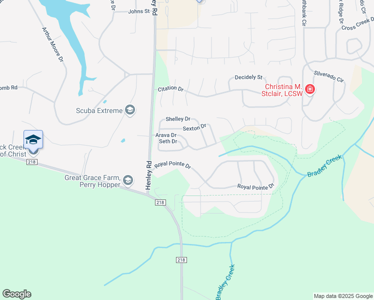 map of restaurants, bars, coffee shops, grocery stores, and more near 3496 Shelley Drive in Green Cove Springs