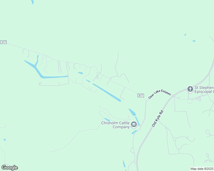 map of restaurants, bars, coffee shops, grocery stores, and more near 505 Deer Lake Road in Wimberley
