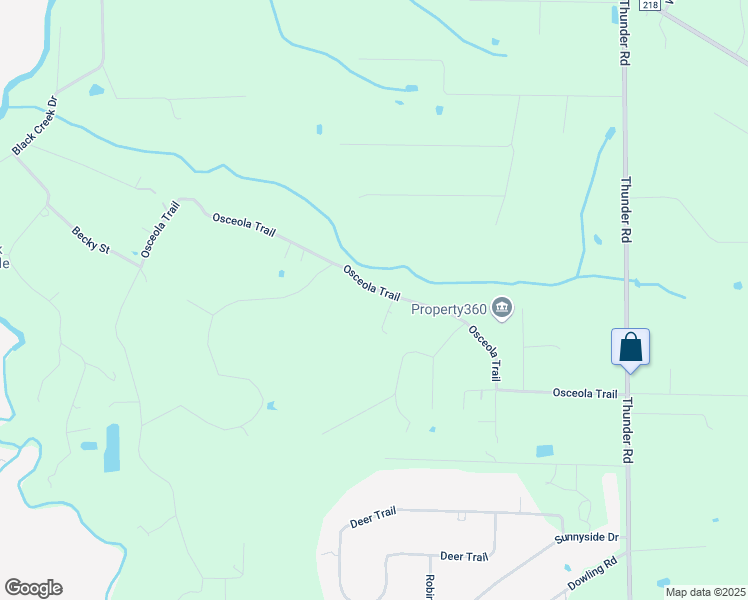 map of restaurants, bars, coffee shops, grocery stores, and more near A Osceola Trail in Middleburg