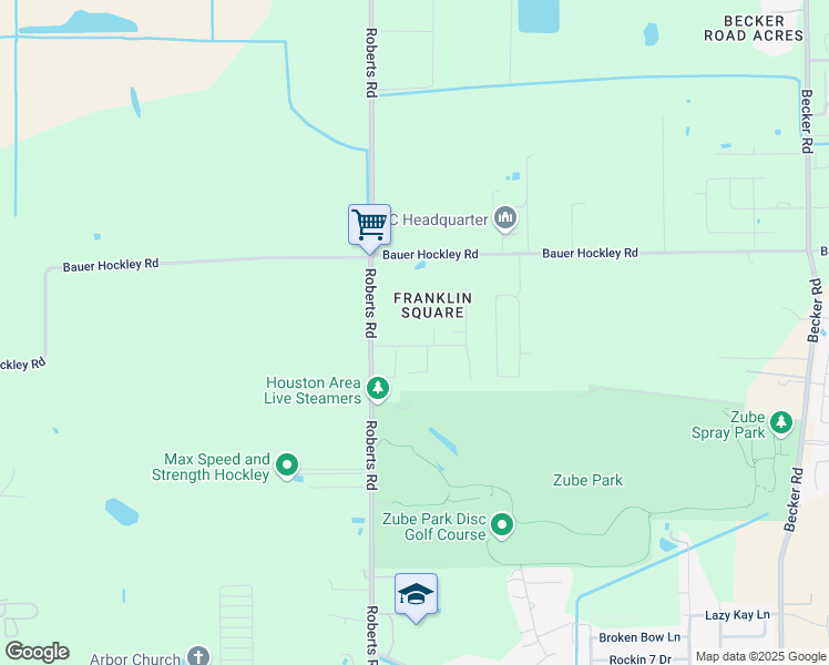 map of restaurants, bars, coffee shops, grocery stores, and more near 24940 Saint Lucia in Hockley