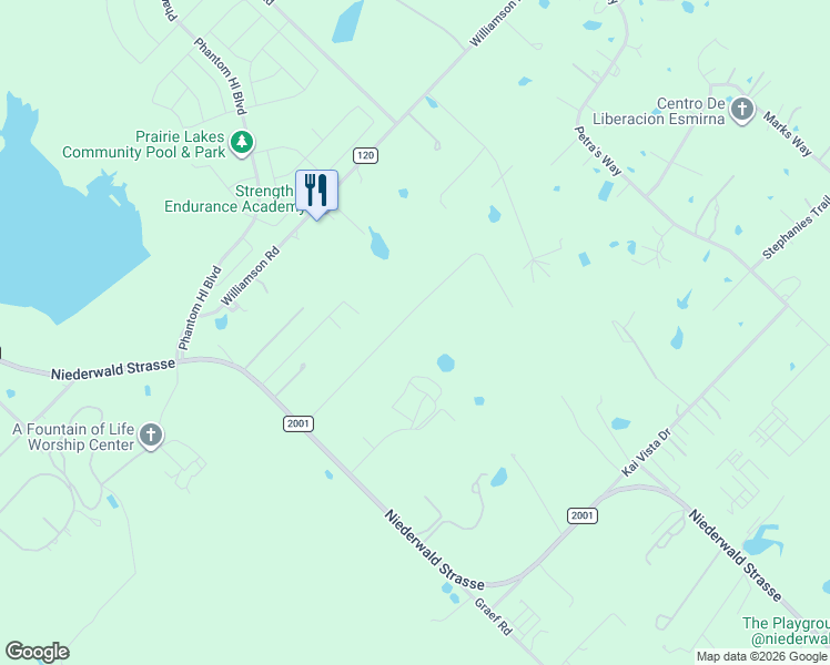 map of restaurants, bars, coffee shops, grocery stores, and more near 6301 Niederwald Strasse in Kyle