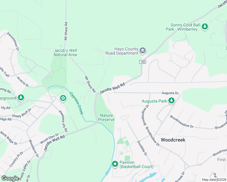 map of restaurants, bars, coffee shops, grocery stores, and more near 187 Augusta Drive in Woodcreek
