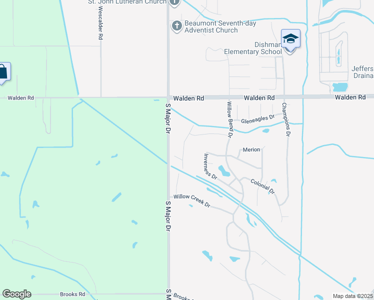 map of restaurants, bars, coffee shops, grocery stores, and more near 3745 Seminole Dr in Beaumont