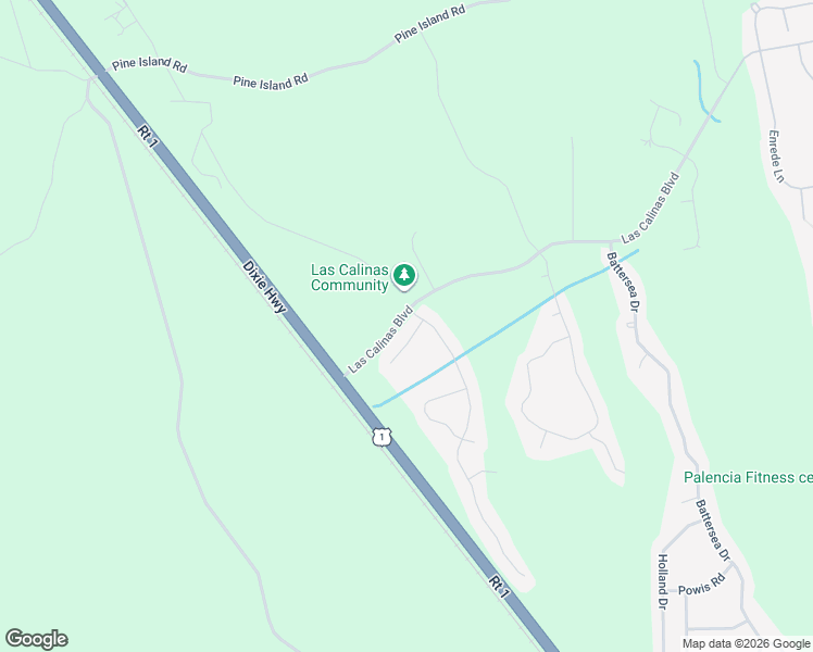 map of restaurants, bars, coffee shops, grocery stores, and more near 58 Riachuelo Lane in St. Augustine