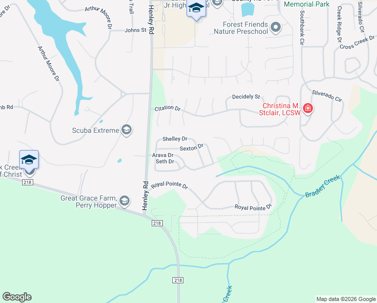map of restaurants, bars, coffee shops, grocery stores, and more near 3251 Sexton Drive in Green Cove Springs