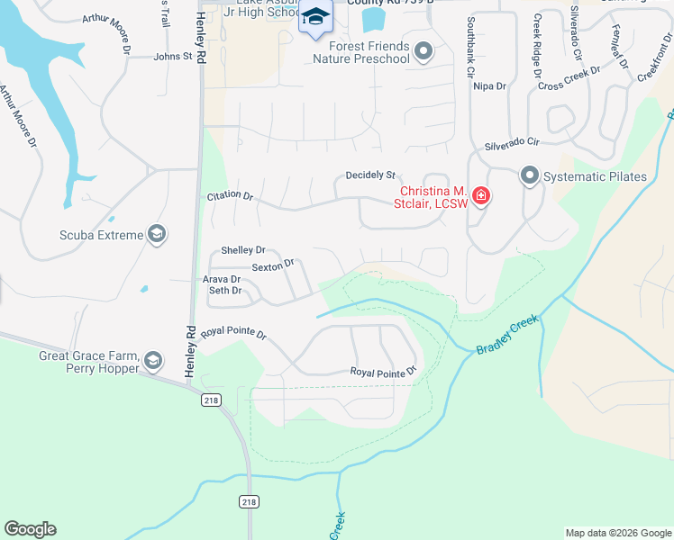 map of restaurants, bars, coffee shops, grocery stores, and more near 2746 Salina Court in Green Cove Springs
