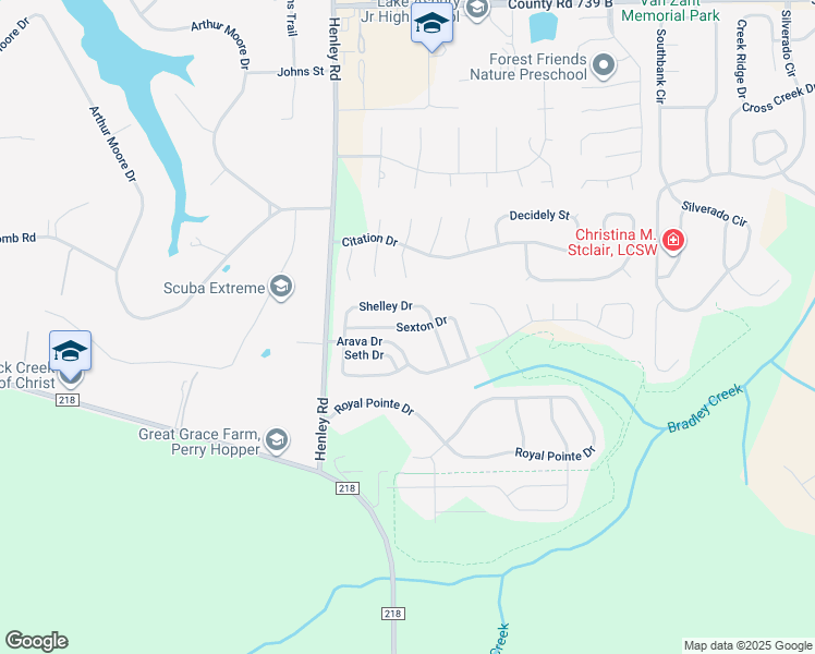 map of restaurants, bars, coffee shops, grocery stores, and more near 3259 Sexton Drive in Green Cove Springs