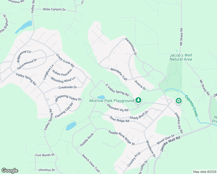 map of restaurants, bars, coffee shops, grocery stores, and more near 11 Crazy Cross Road in Wimberley