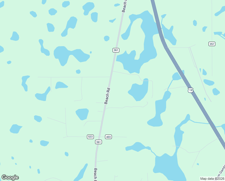 map of restaurants, bars, coffee shops, grocery stores, and more near 6358 Beach Road in Perry