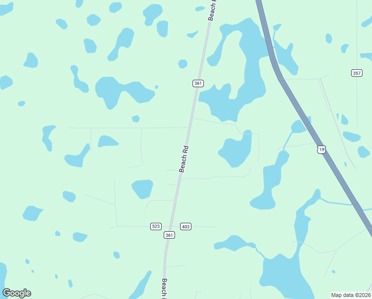 map of restaurants, bars, coffee shops, grocery stores, and more near 6358 Beach Road in Perry