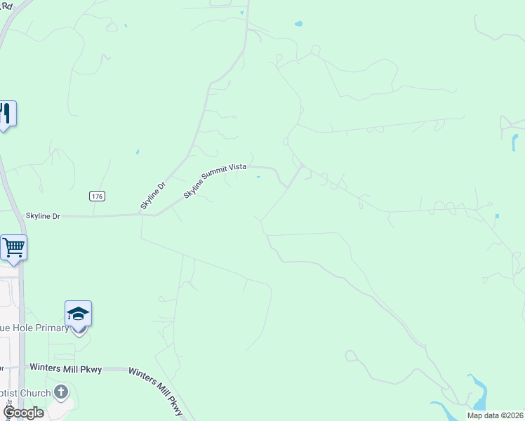 map of restaurants, bars, coffee shops, grocery stores, and more near 101 Valley Vista Road in Wimberley