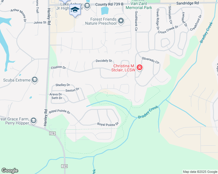 map of restaurants, bars, coffee shops, grocery stores, and more near 2795 Sapid Court in Green Cove Springs