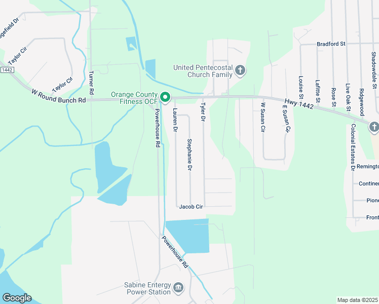 map of restaurants, bars, coffee shops, grocery stores, and more near 195 Stephanie Drive in Orange