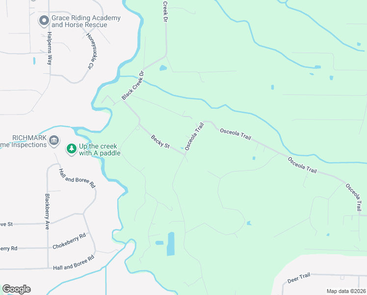 map of restaurants, bars, coffee shops, grocery stores, and more near 4269 Osceola Trail in Middleburg