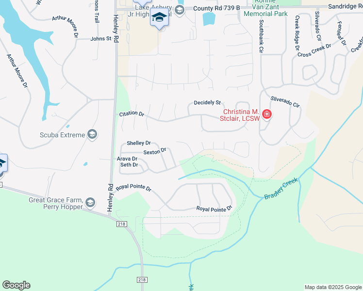 map of restaurants, bars, coffee shops, grocery stores, and more near 2716 Salina Court in Green Cove Springs