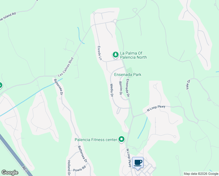map of restaurants, bars, coffee shops, grocery stores, and more near 260 Medio Drive in St. Augustine