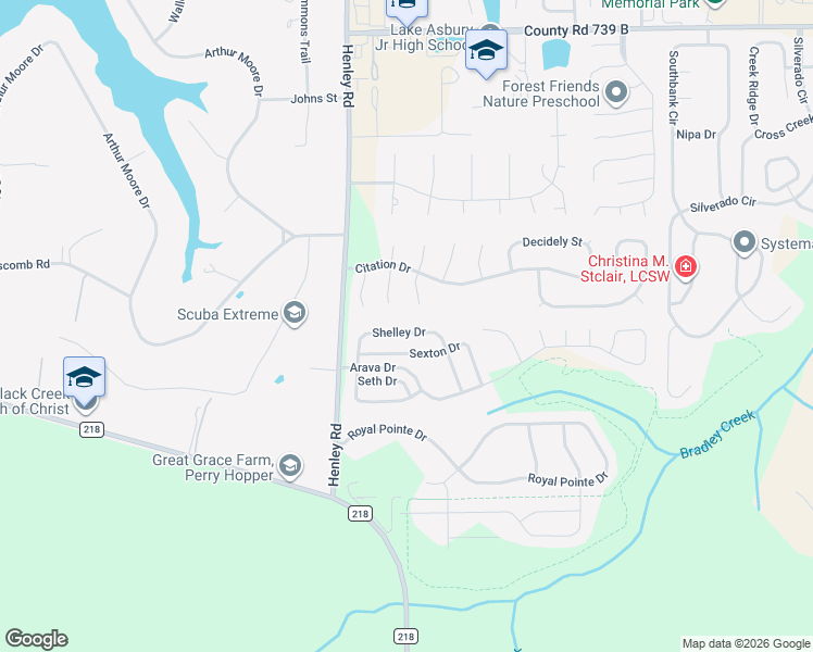 map of restaurants, bars, coffee shops, grocery stores, and more near 3360 Shelley Drive in Green Cove Springs