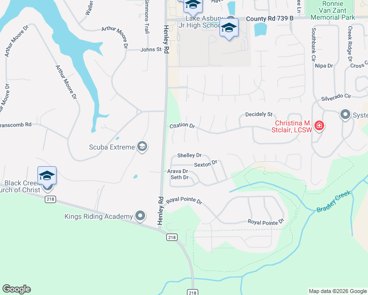 map of restaurants, bars, coffee shops, grocery stores, and more near 2944 Whirlaway Court in Green Cove Springs