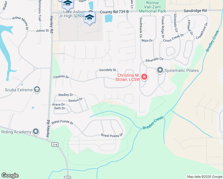 map of restaurants, bars, coffee shops, grocery stores, and more near 3312 Citation Drive in Green Cove Springs