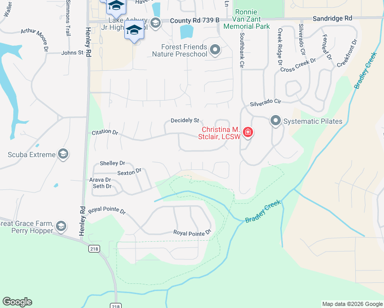 map of restaurants, bars, coffee shops, grocery stores, and more near 3312 Citation Drive in Green Cove Springs