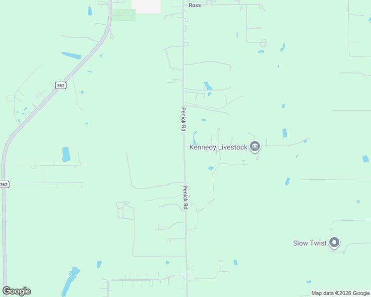 map of restaurants, bars, coffee shops, grocery stores, and more near 31514 Charter Lane in Waller