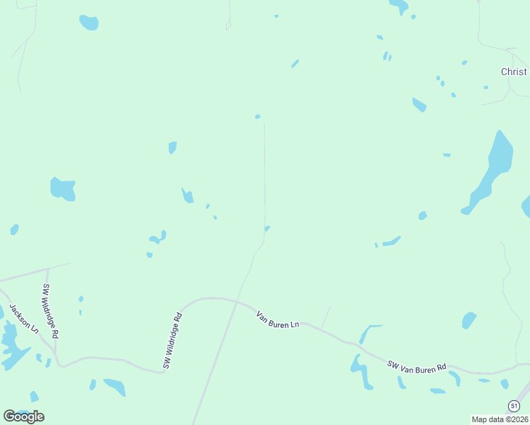 map of restaurants, bars, coffee shops, grocery stores, and more near Martin Luther King Road in Lafayette County