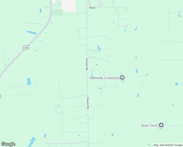 map of restaurants, bars, coffee shops, grocery stores, and more near 31514 Charter Lane in Waller