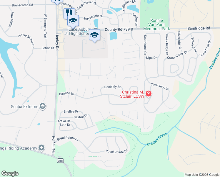 map of restaurants, bars, coffee shops, grocery stores, and more near 2913 Decidely Street in Green Cove Springs