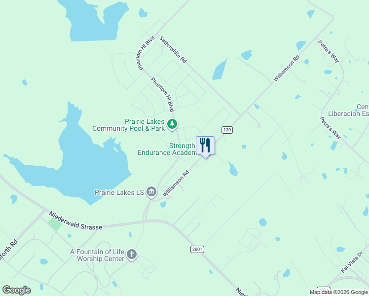map of restaurants, bars, coffee shops, grocery stores, and more near 400 Williamson Road in Kyle