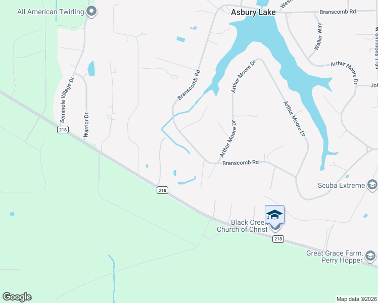 map of restaurants, bars, coffee shops, grocery stores, and more near 738 Branscomb Road in Green Cove Springs