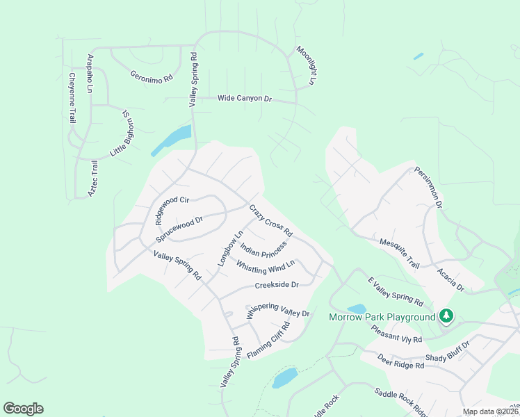 map of restaurants, bars, coffee shops, grocery stores, and more near 75 Crazy Cross Road in Wimberley
