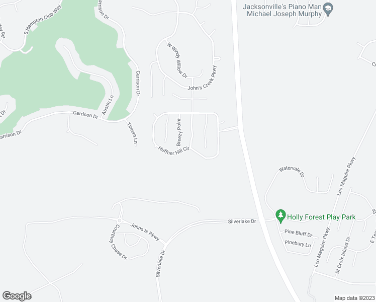 map of restaurants, bars, coffee shops, grocery stores, and more near 503 Huffner Hill Circle in St. Augustine