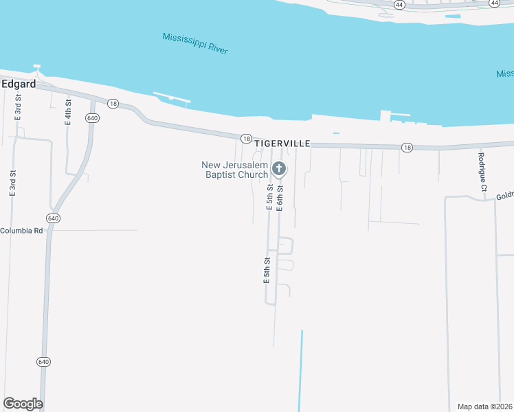 map of restaurants, bars, coffee shops, grocery stores, and more near 216 East 5th Street in Edgard