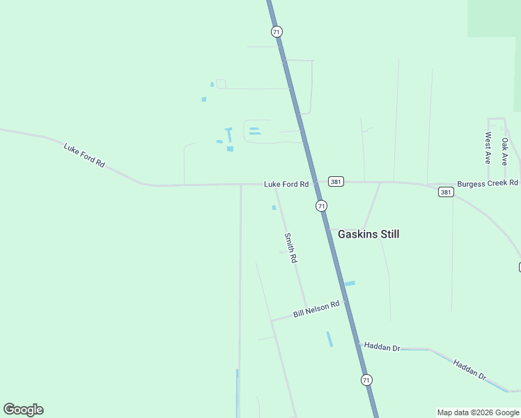 map of restaurants, bars, coffee shops, grocery stores, and more near 5575 Smith Road in Wewahitchka