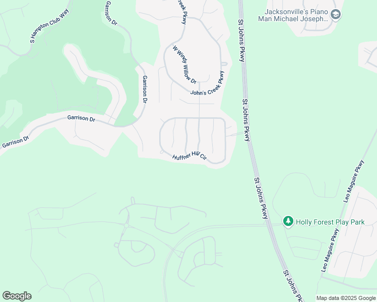 map of restaurants, bars, coffee shops, grocery stores, and more near 169 Breezy Point in St. Augustine