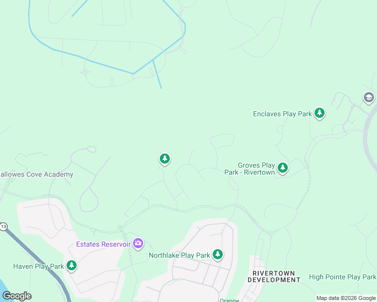 map of restaurants, bars, coffee shops, grocery stores, and more near Unnamed Road in Saint Johns