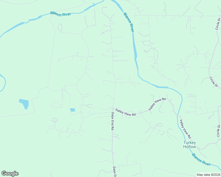 map of restaurants, bars, coffee shops, grocery stores, and more near 800 Days End Road in Wimberley