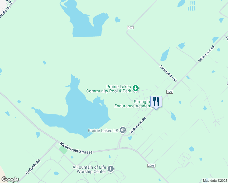 map of restaurants, bars, coffee shops, grocery stores, and more near 303 Williamson Road in Niederwald