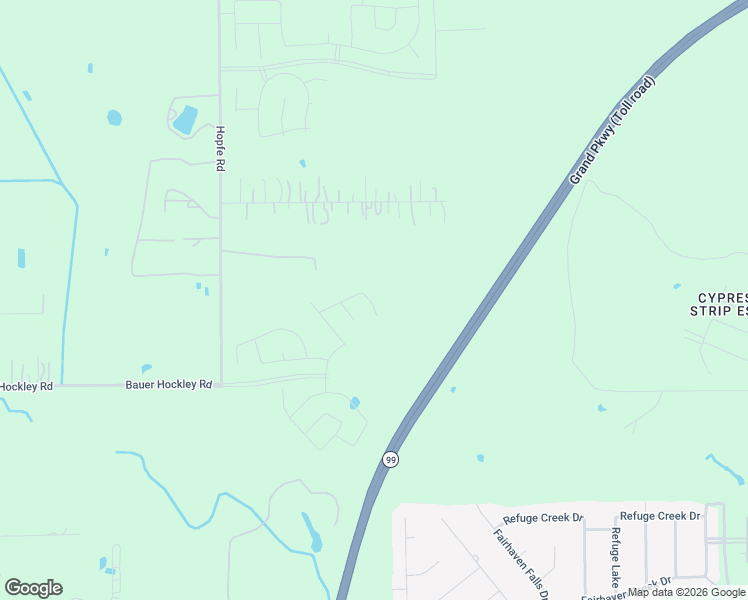 map of restaurants, bars, coffee shops, grocery stores, and more near 18000 Hopfe Road in Hockley