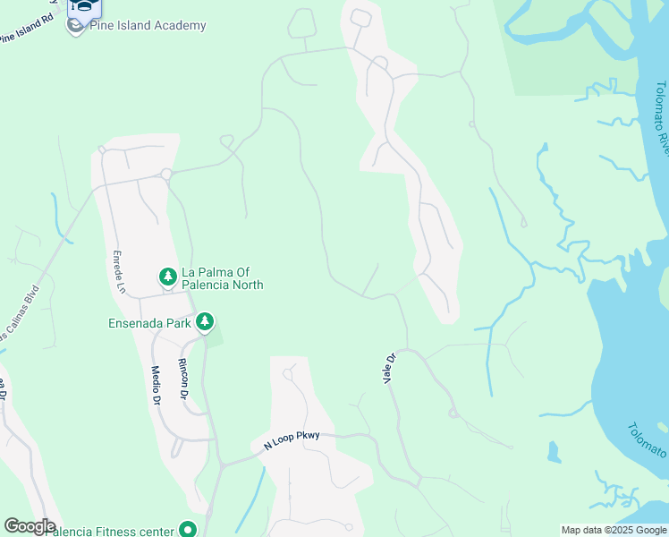 map of restaurants, bars, coffee shops, grocery stores, and more near 559 Glorieta Drive in St. Augustine