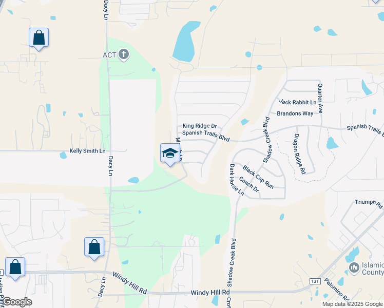 map of restaurants, bars, coffee shops, grocery stores, and more near 184 Painted Desert Lane in Buda