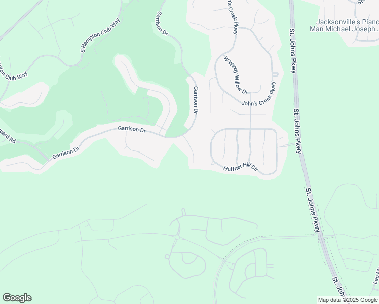 map of restaurants, bars, coffee shops, grocery stores, and more near 1429 Tintern Lane in St. Augustine