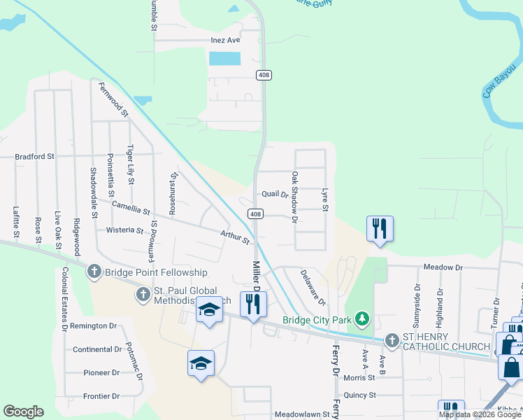 map of restaurants, bars, coffee shops, grocery stores, and more near 9010 Oak Vista Drive in Orange