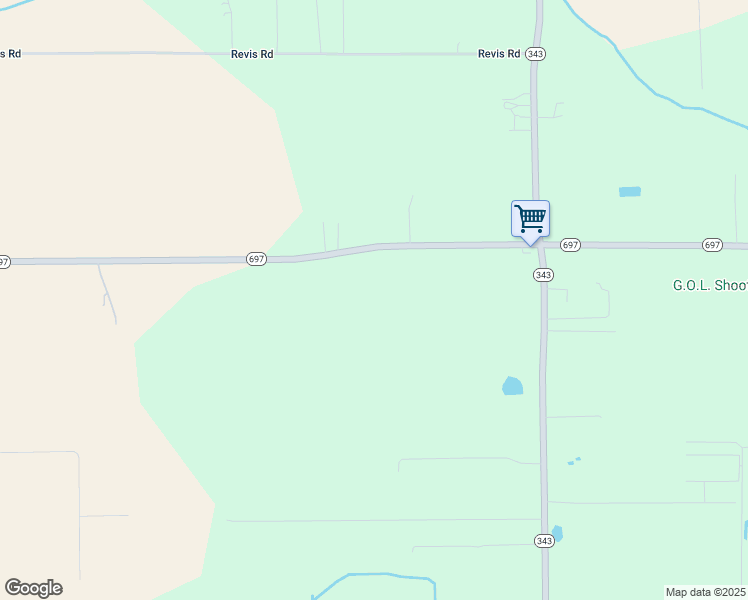 map of restaurants, bars, coffee shops, grocery stores, and more near 12923 Louisiana 697 in Kaplan