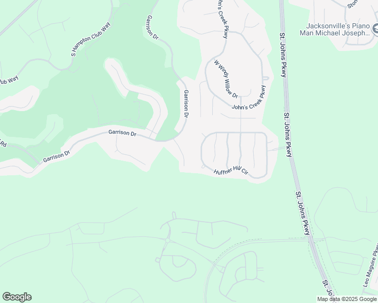 map of restaurants, bars, coffee shops, grocery stores, and more near 1429 Tintern Lane in St. Augustine