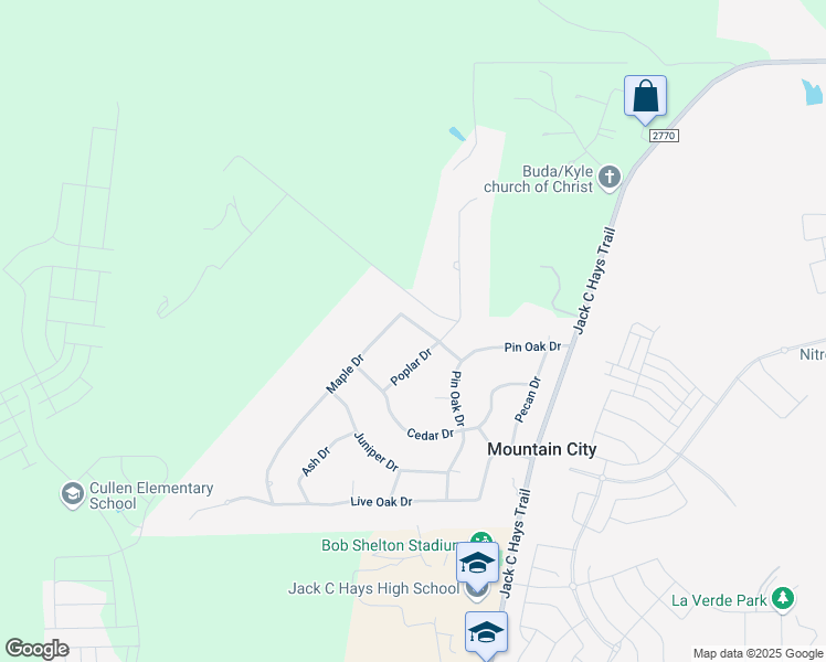 map of restaurants, bars, coffee shops, grocery stores, and more near 124 Poplar Drive in Mountain City