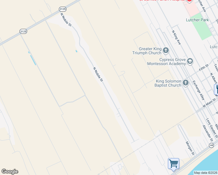 map of restaurants, bars, coffee shops, grocery stores, and more near 2580 North Nobile Street in Paulina