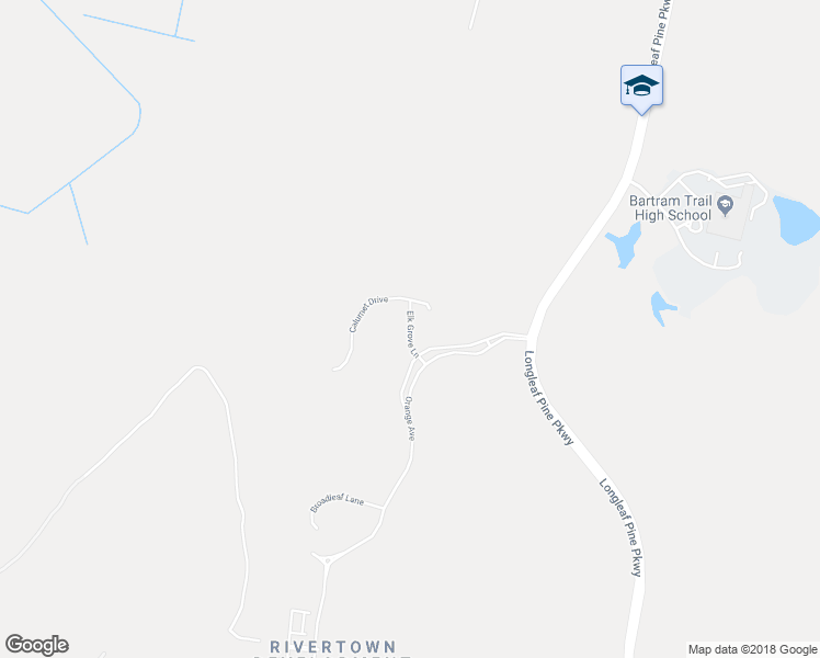 map of restaurants, bars, coffee shops, grocery stores, and more near 105 Elk Grove Lane in Saint Johns