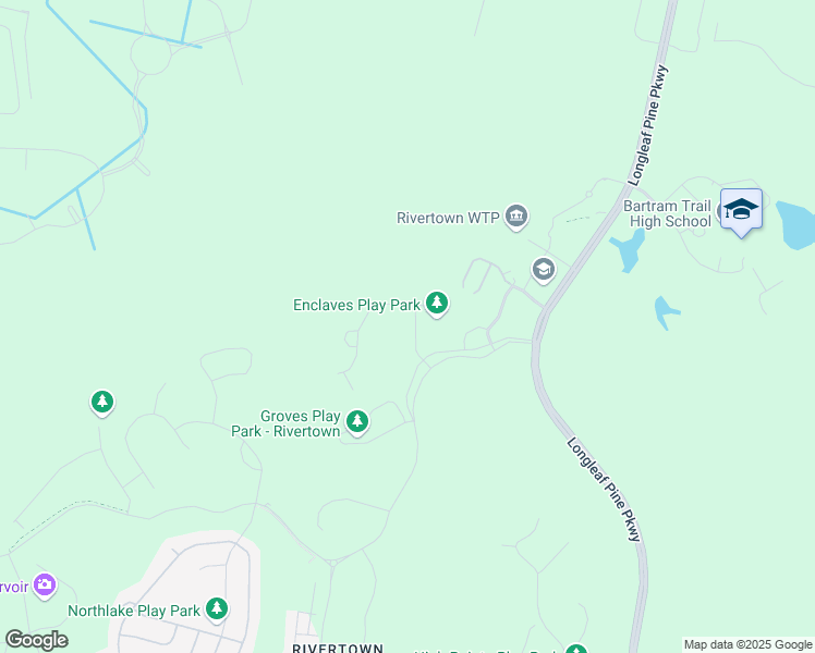 map of restaurants, bars, coffee shops, grocery stores, and more near 105 Elk Grove Lane in Saint Johns