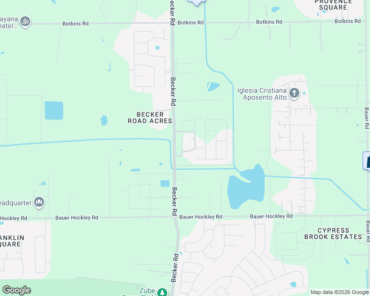 map of restaurants, bars, coffee shops, grocery stores, and more near 24046 Shumard Grove Lane in Harris County